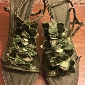 Italian designer strappy heals